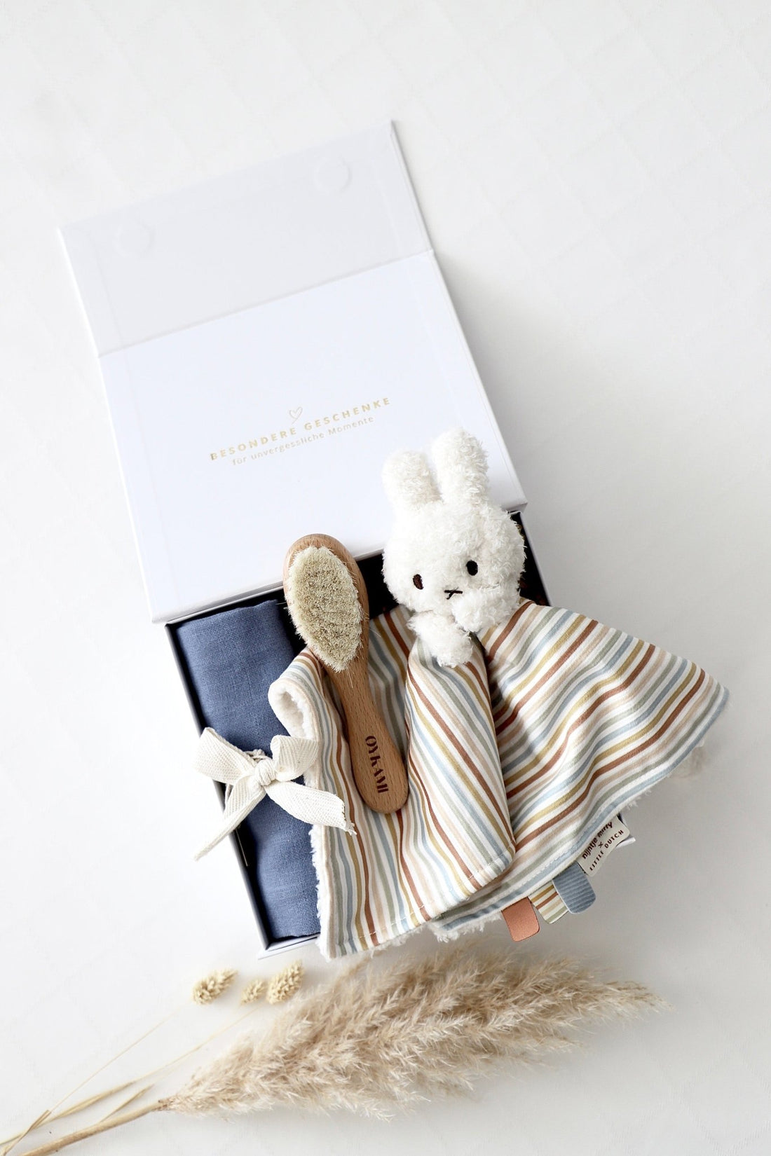 Box Miffy Stripes Blau - OYKAMI in a box