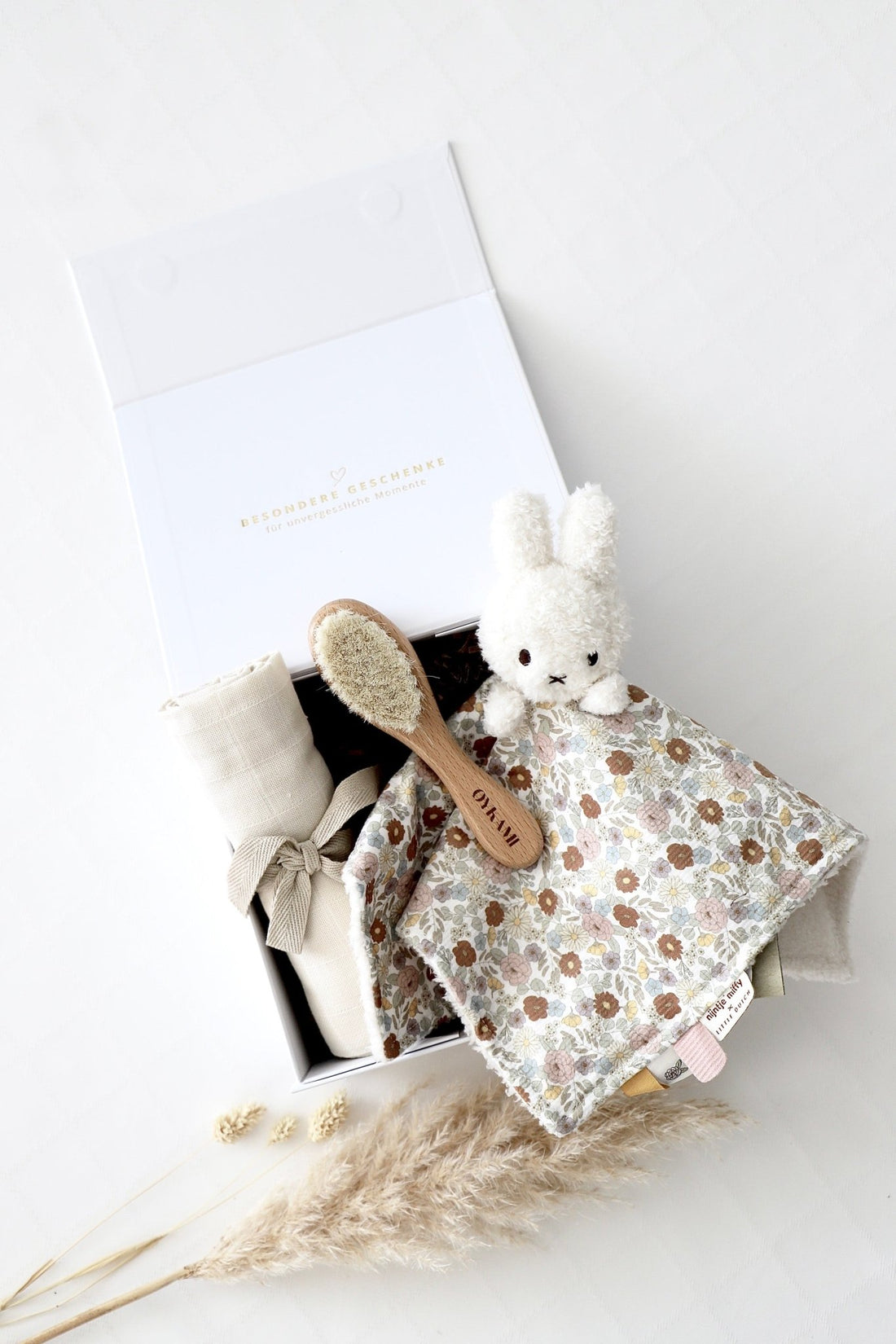 Box Miffy Vintage Blumen Beige - OYKAMI in a box