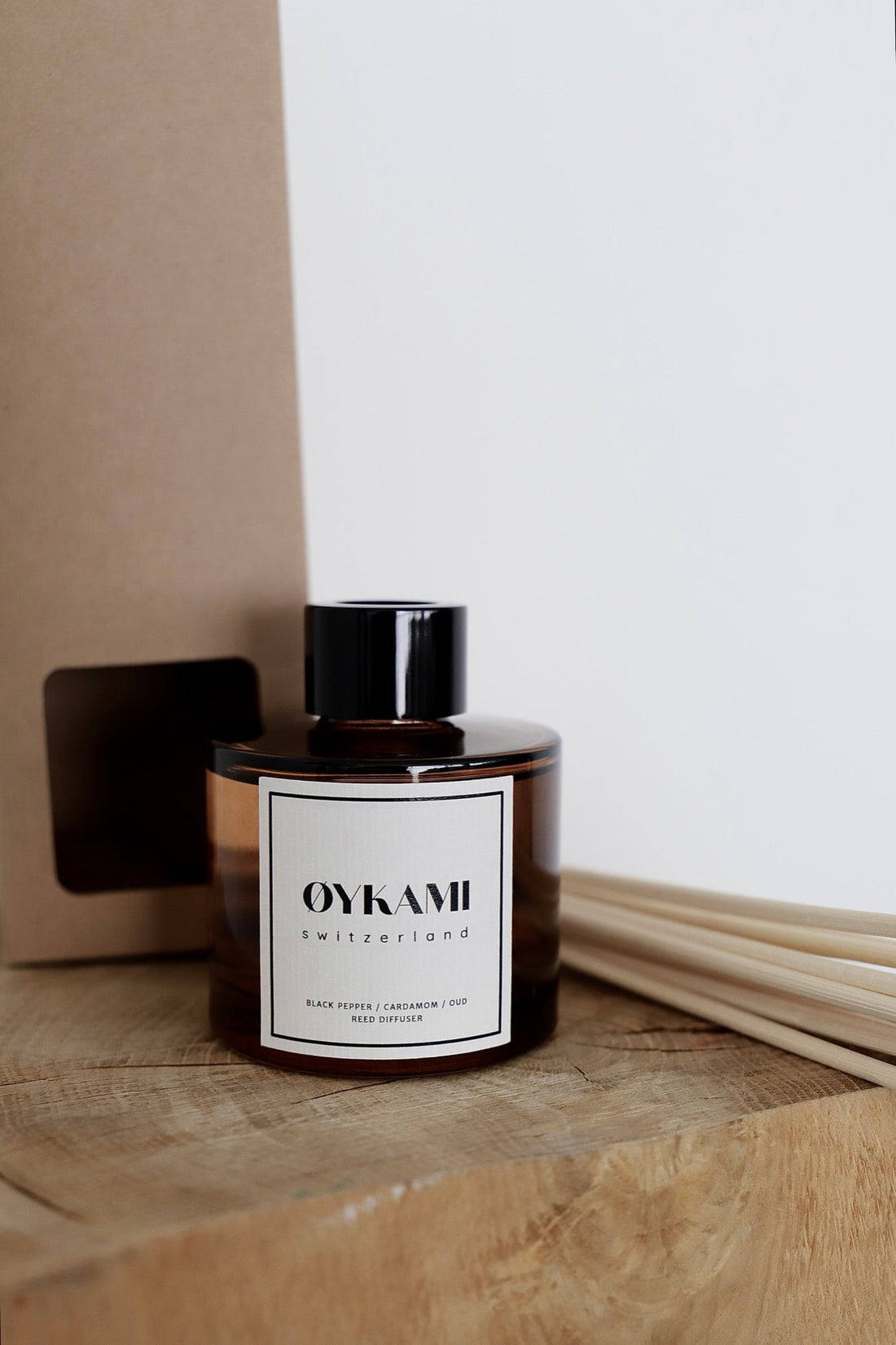 Duftstäbchen "Kardamom & weisser Pfeffer", 100 ml - OYKAMI in a box