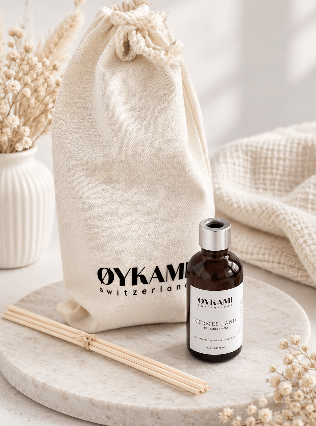 Duftstäbchen Hermes Land, 60ml - OYKAMI in a box