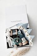 Geburtstagsbox „Savona“ blau - OYKAMI in a box