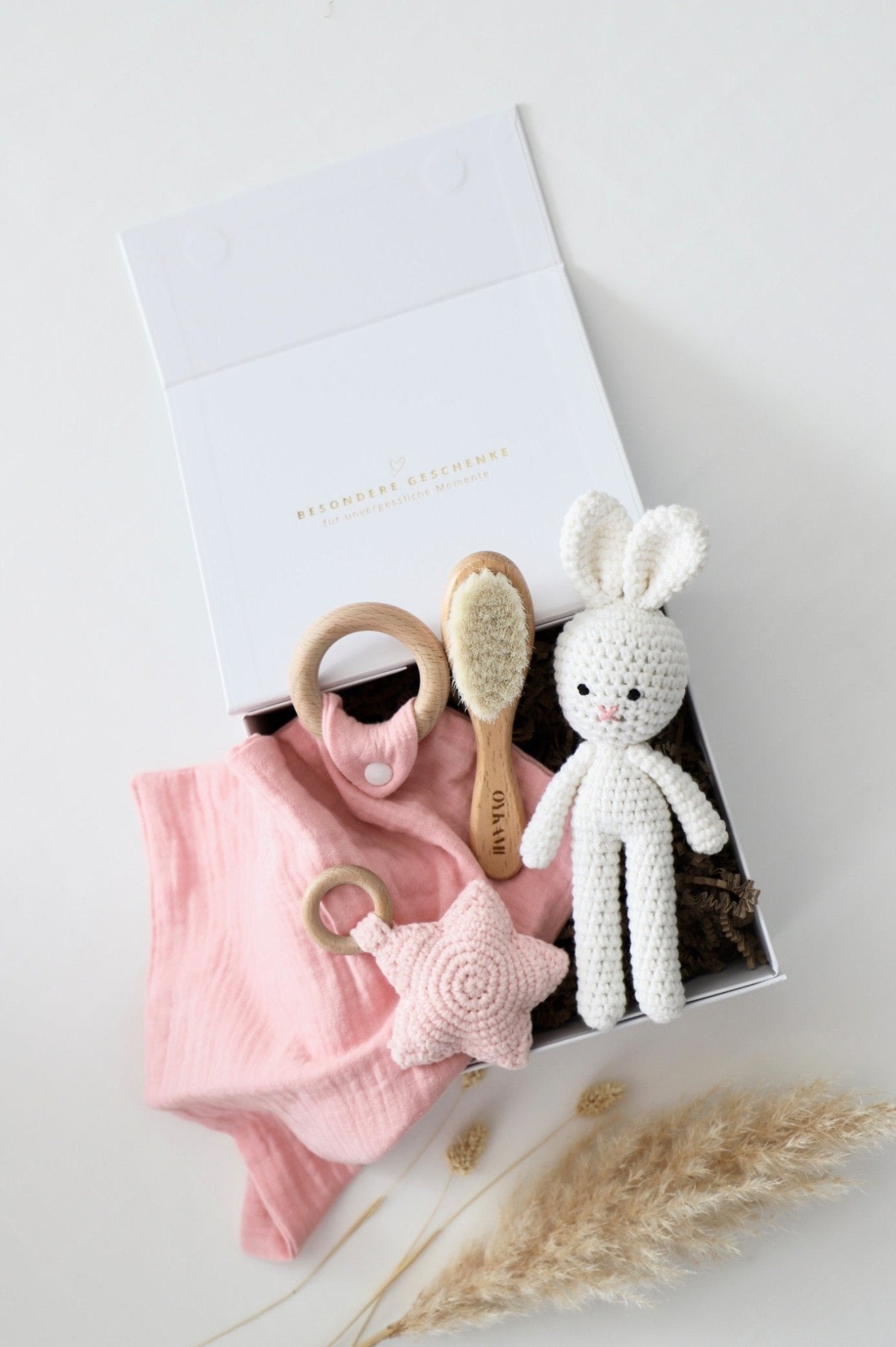 Geschenkbox Hase - Rosa - OYKAMI in a box