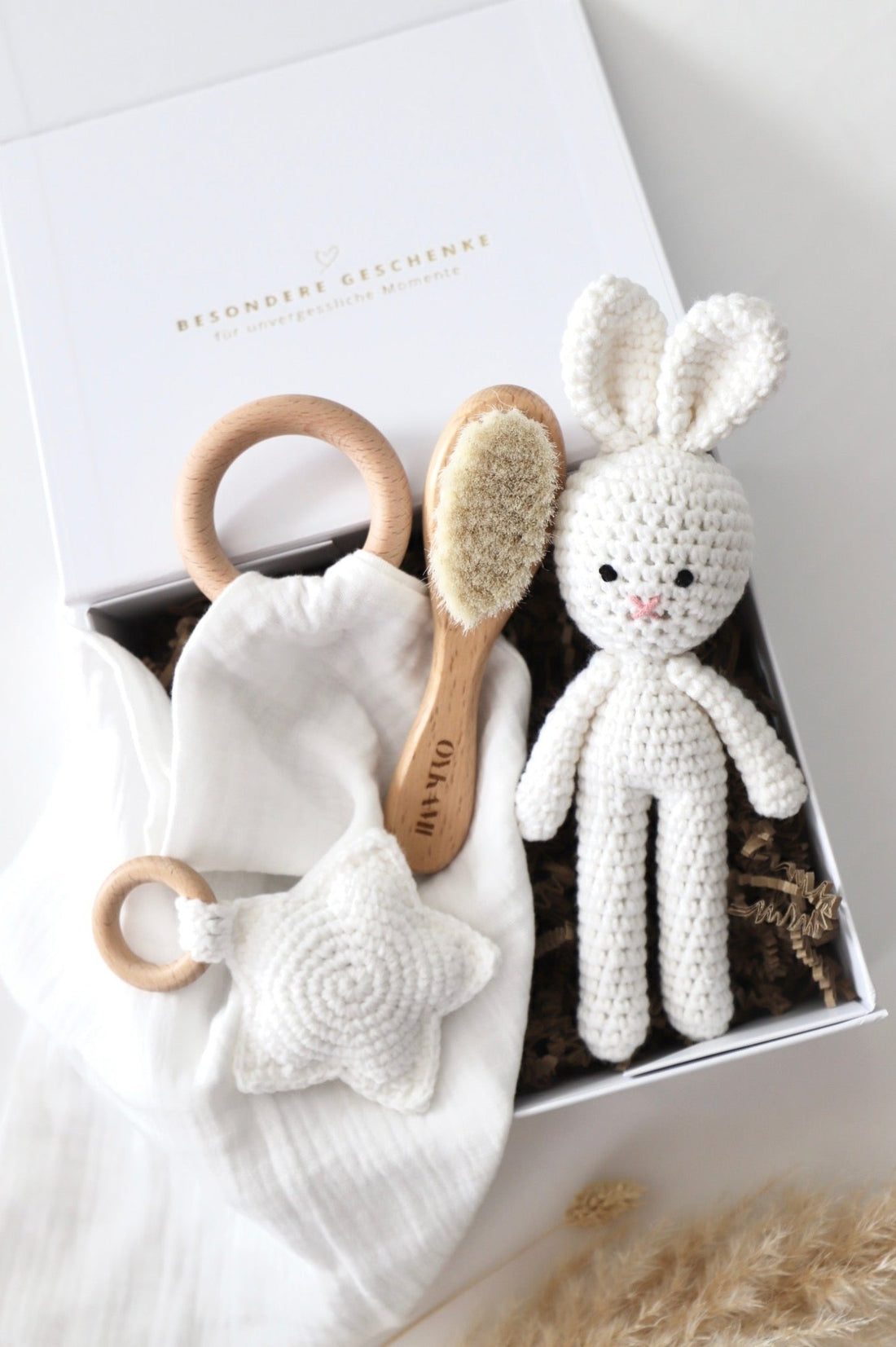 Geschenkbox Hase - Weiss - OYKAMI in a box