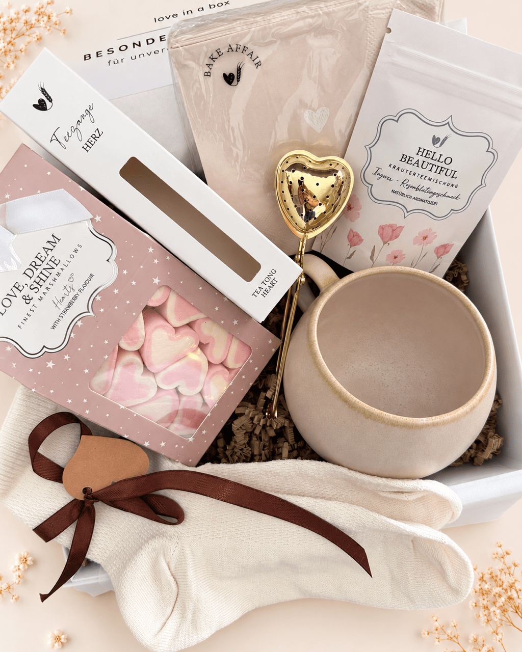 Geschenkbox «Sweetheart Moments» – Süsse Auszeit mit Herz - OYKAMI in a box