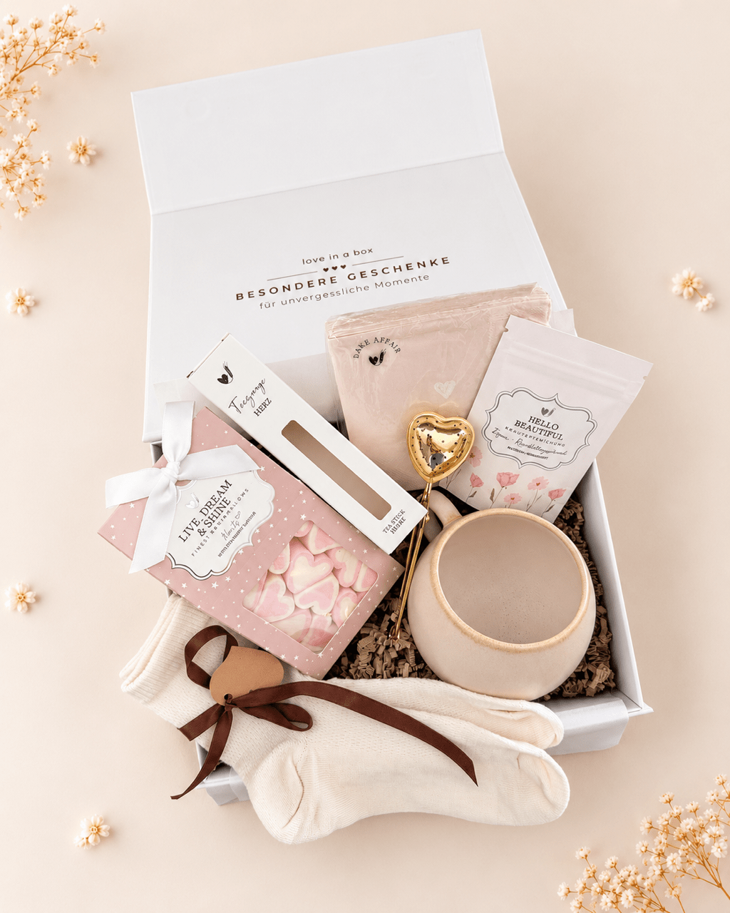 Geschenkbox «Sweetheart Moments» – Süsse Auszeit mit Herz - OYKAMI in a box