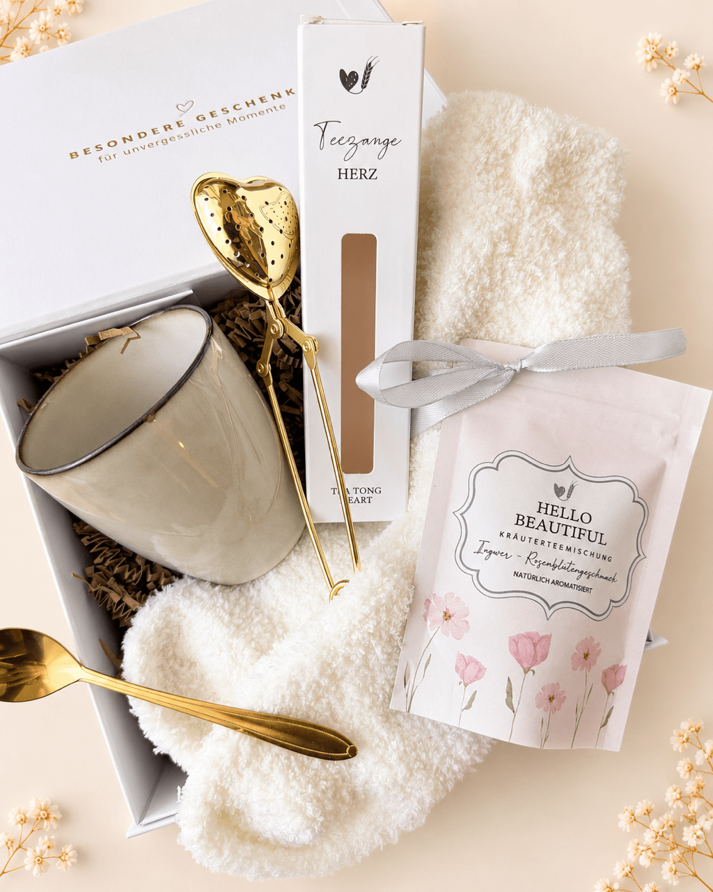 Geschenkbox «Tea & Love» – Kleine Auszeit mit Herz - OYKAMI in a box