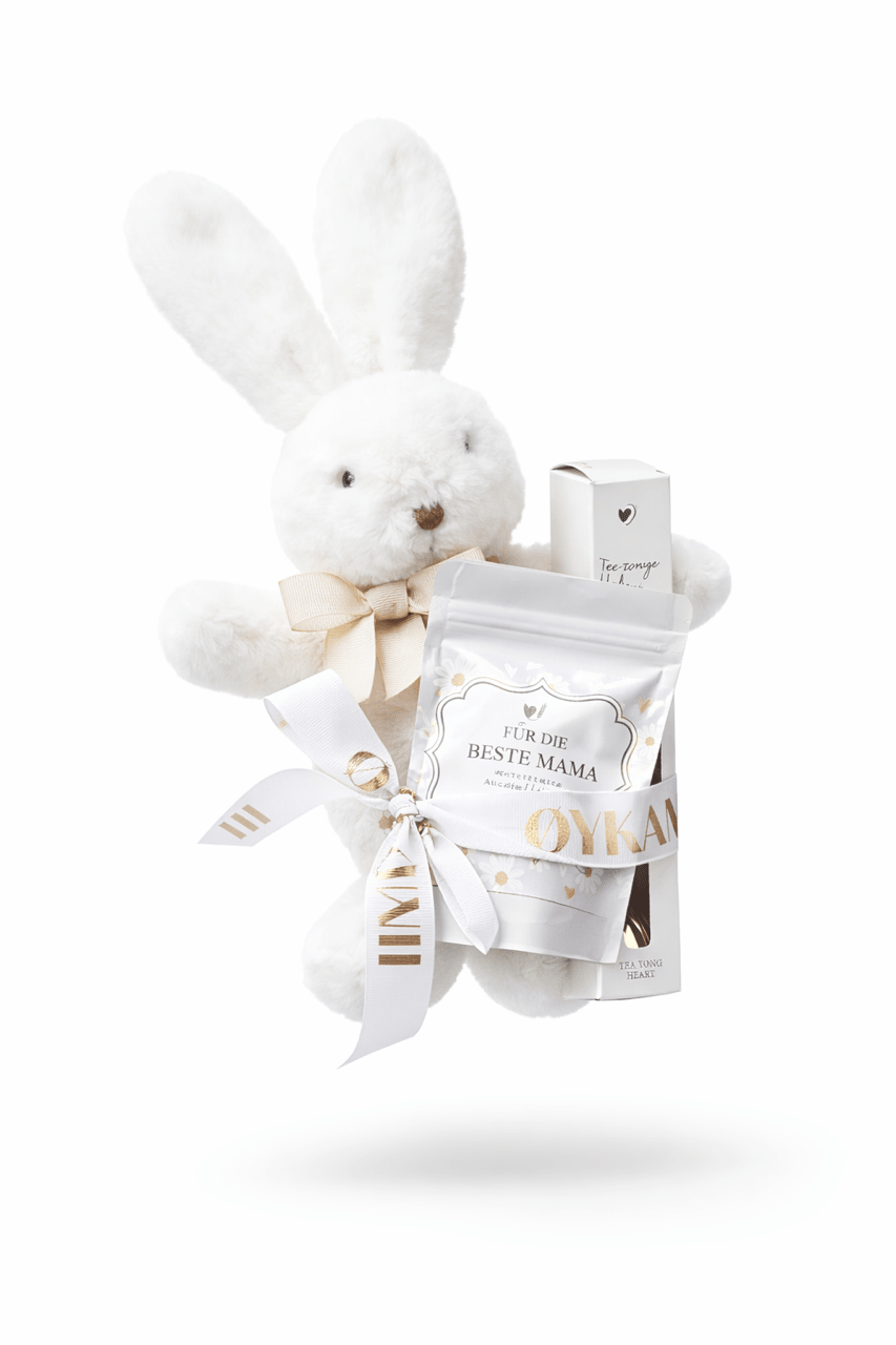 Geschenkset Baby & Mama "beste Mama" Weiss - OYKAMI in a box