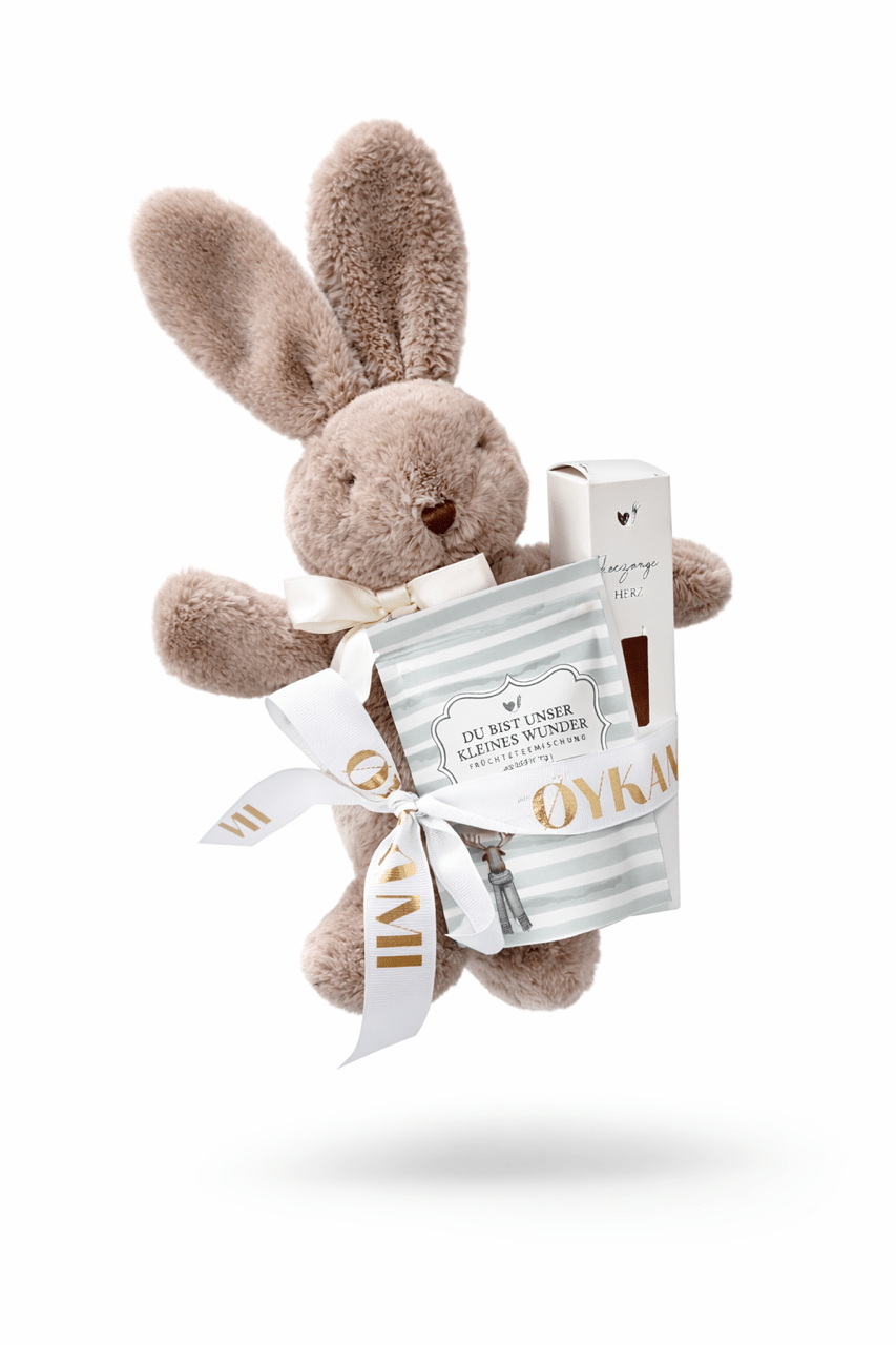 Geschenkset Baby & Mama "Wunder" Braun - OYKAMI in a box