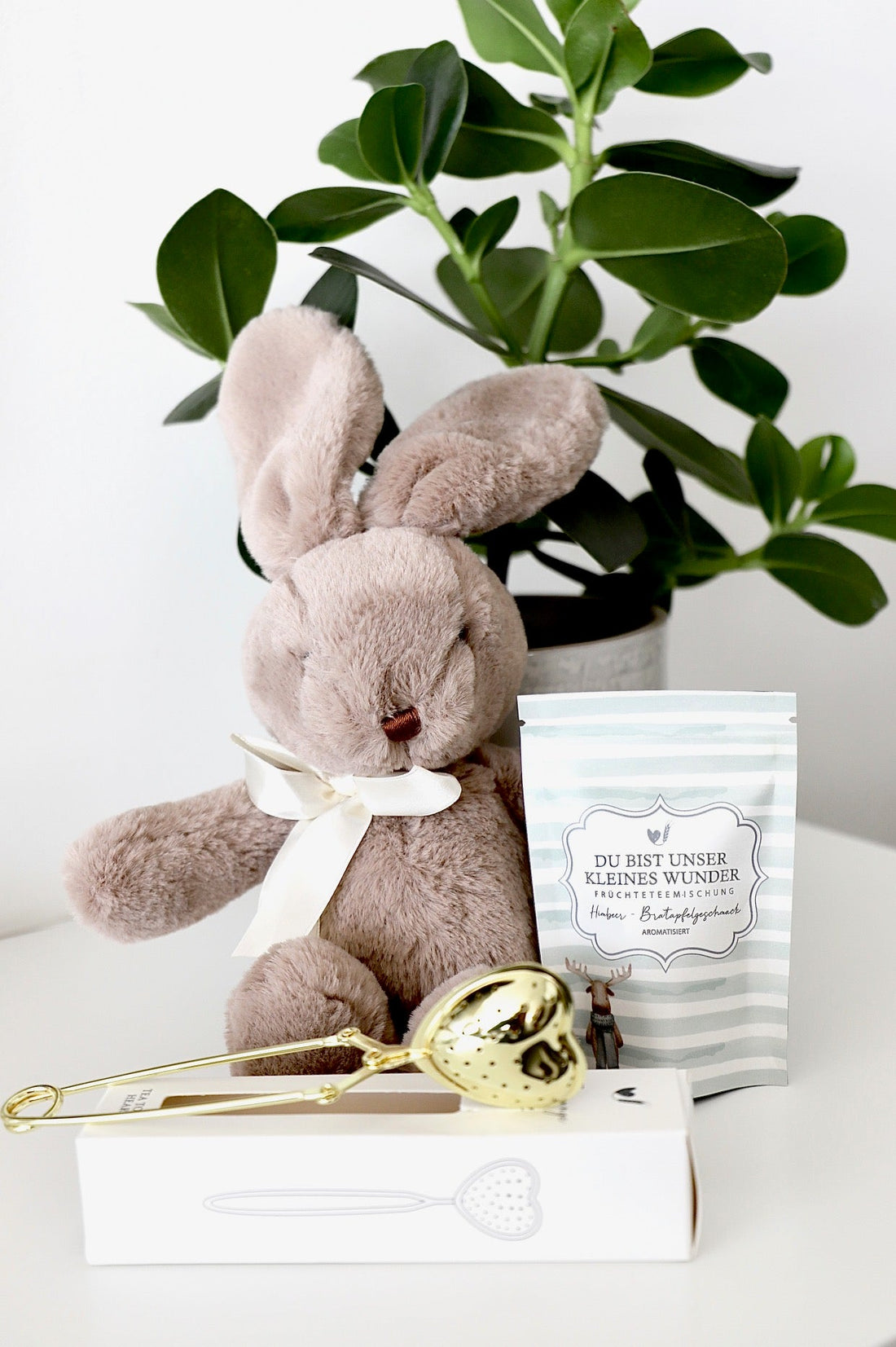 Geschenkset Baby & Mama "Wunder" Braun - OYKAMI in a box