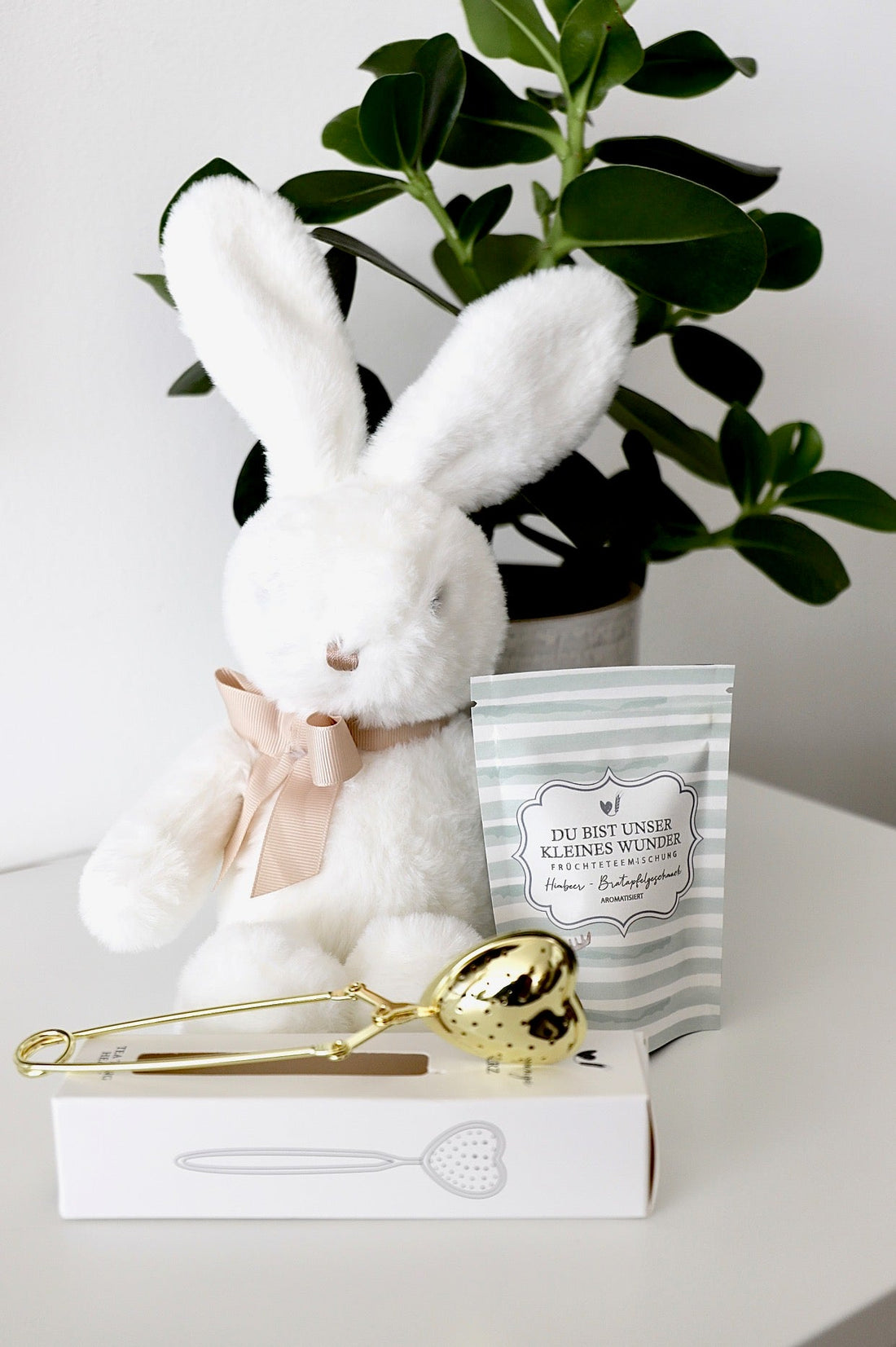 Geschenkset Baby & Mama "Wunder" Weiss - OYKAMI in a box