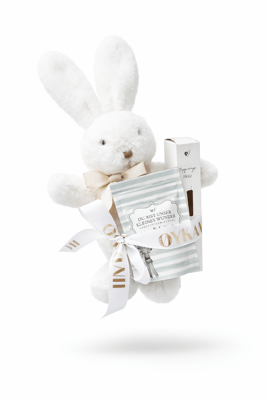 Geschenkset Baby & Mama "Wunder" Weiss - OYKAMI in a box