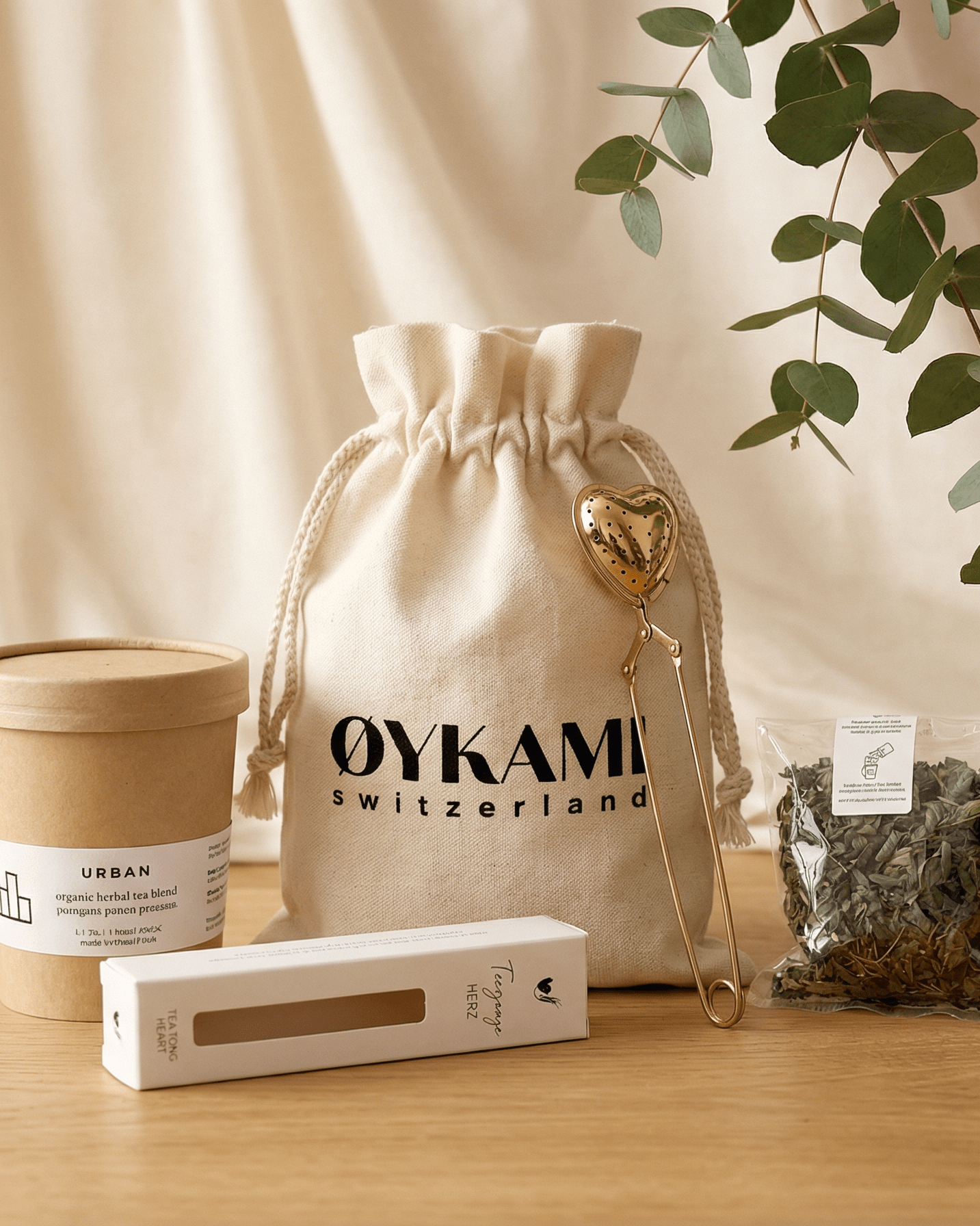 Geschenkset „Herzenszeit“ – Urban Bio - Tee & mehr - OYKAMI in a box