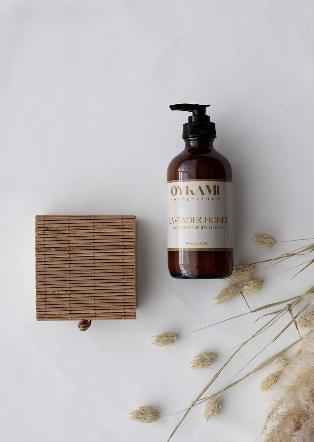 Geschenkset Körper - und Hand Lotion - Lavendelhonig - OYKAMI in a box