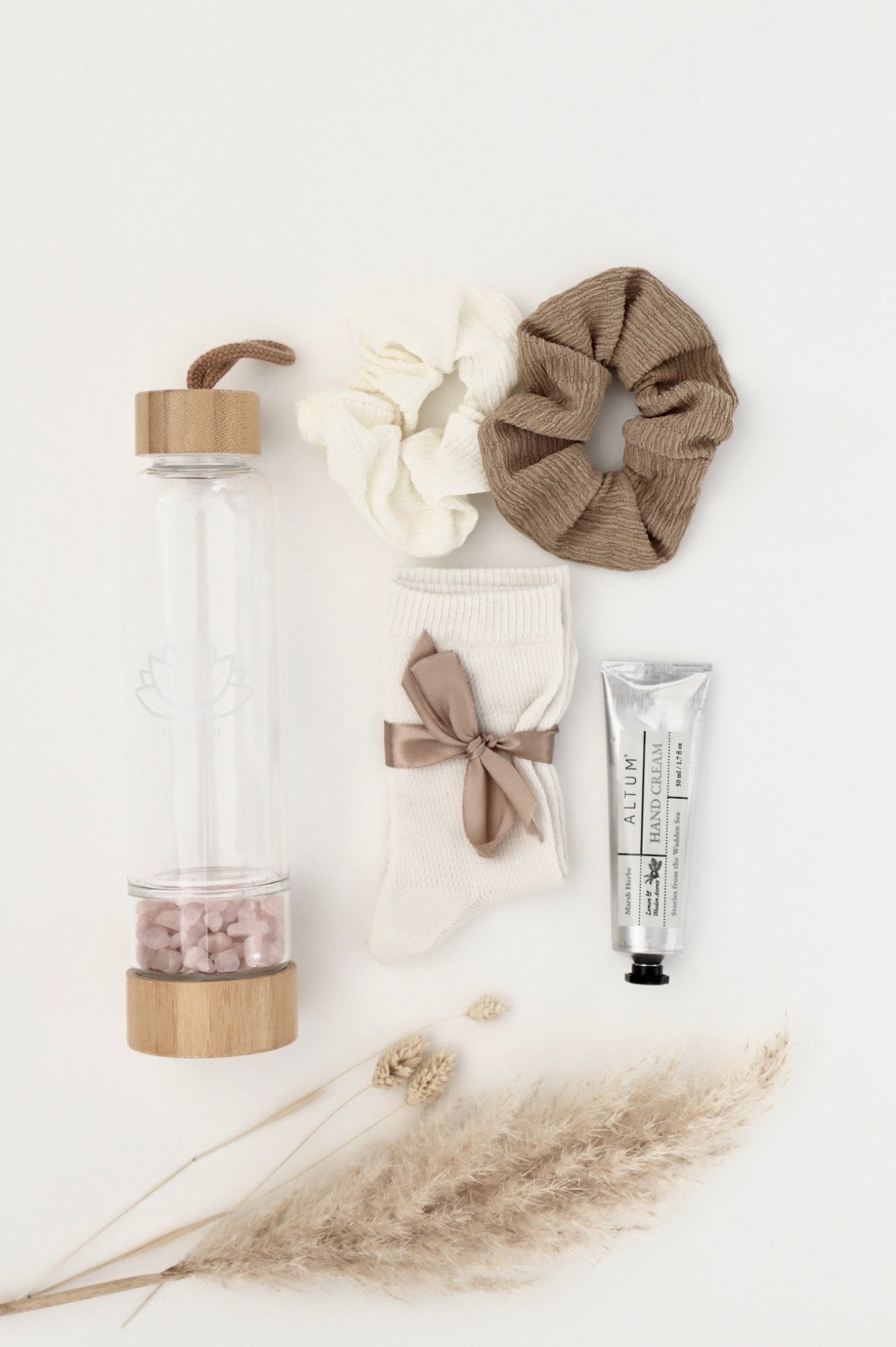 Geschenkset "Wohlfühlmomente" Rosenquarz - OYKAMI in a box