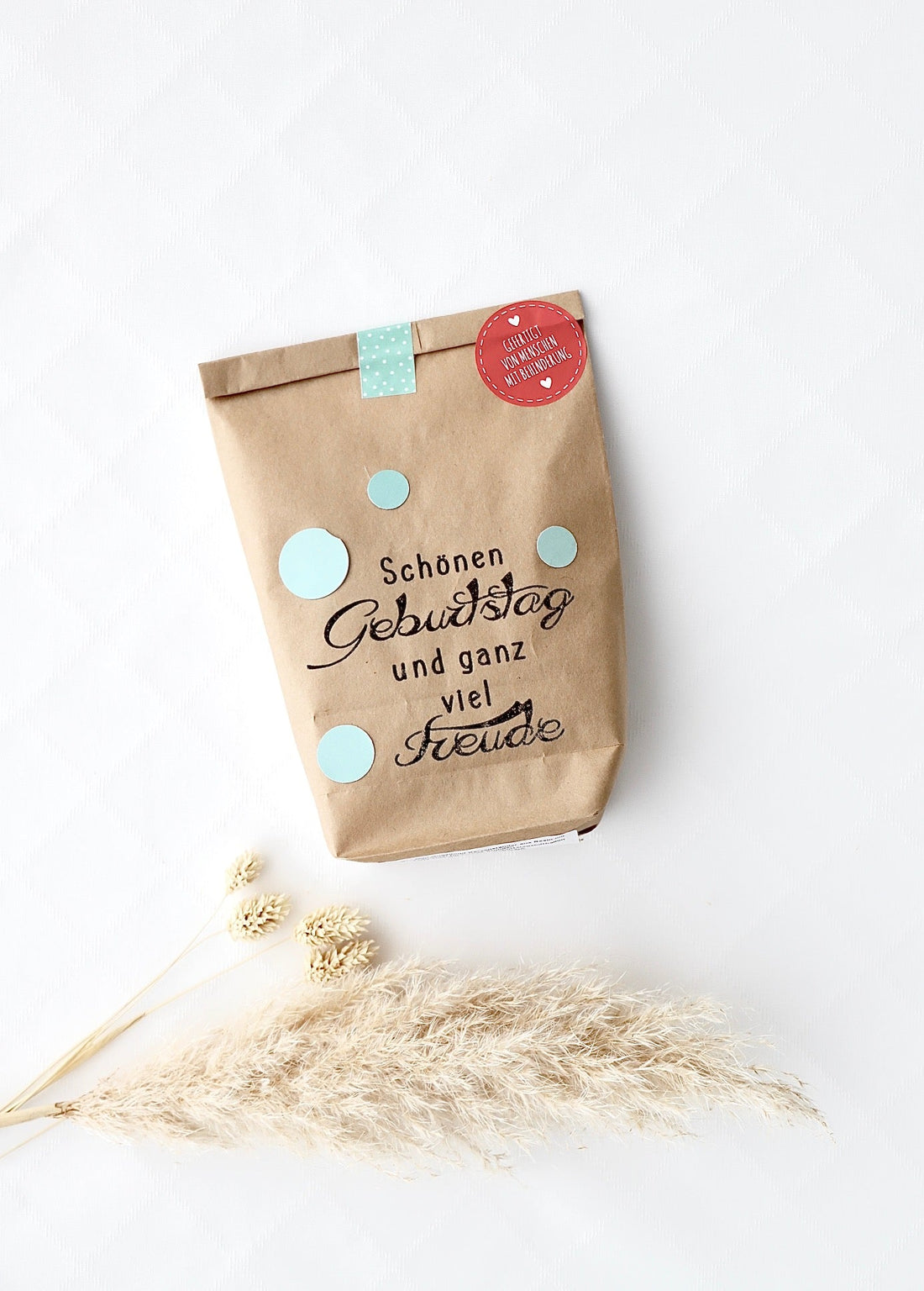 Geschenktüte „Schönen Geburtstag und ganz viel Freude“ - OYKAMI in a box