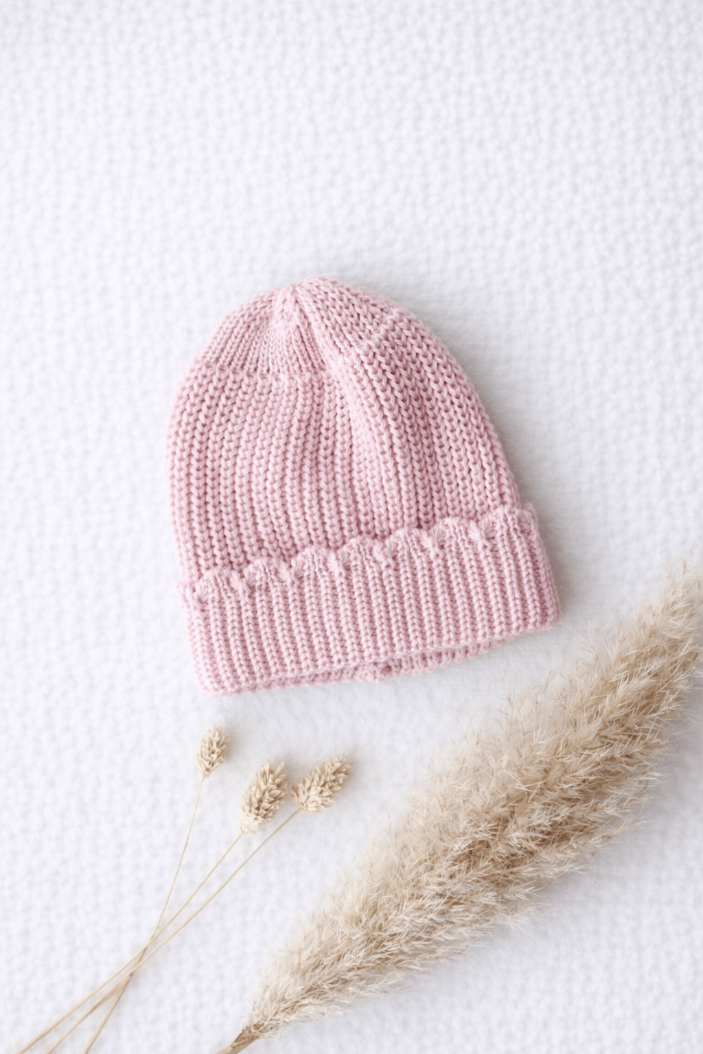 Gestrickte Mütze rosa - OYKAMI in a box