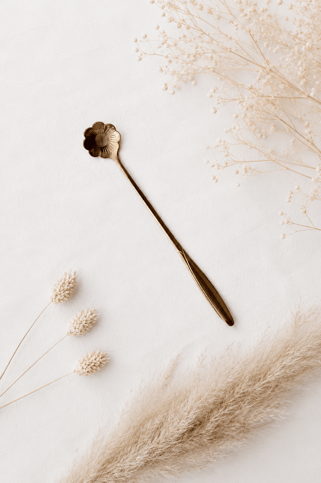 Goldener Löffel – Blume - OYKAMI in a box