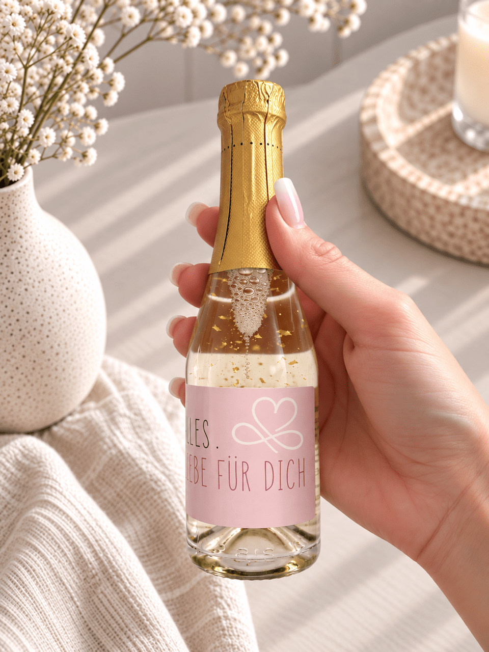 Goldsekt «Alles Liebe für Dich» - OYKAMI in a box
