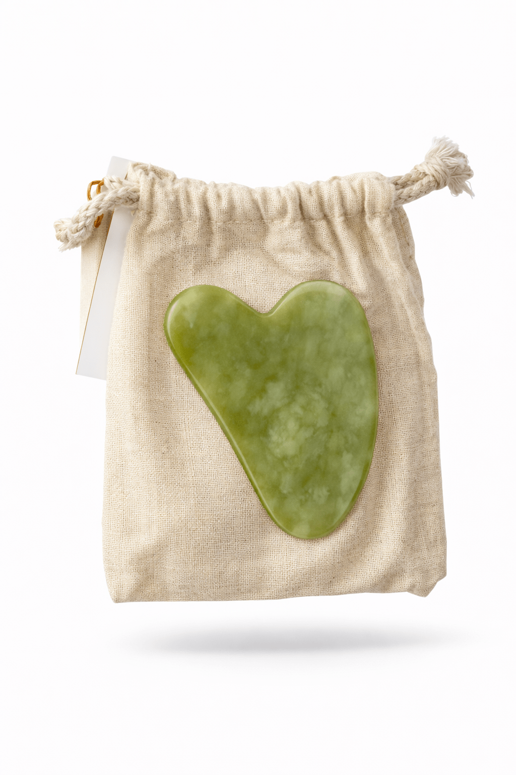 Gua Sha – Grüner Massagestein aus Jade - OYKAMI in a box
