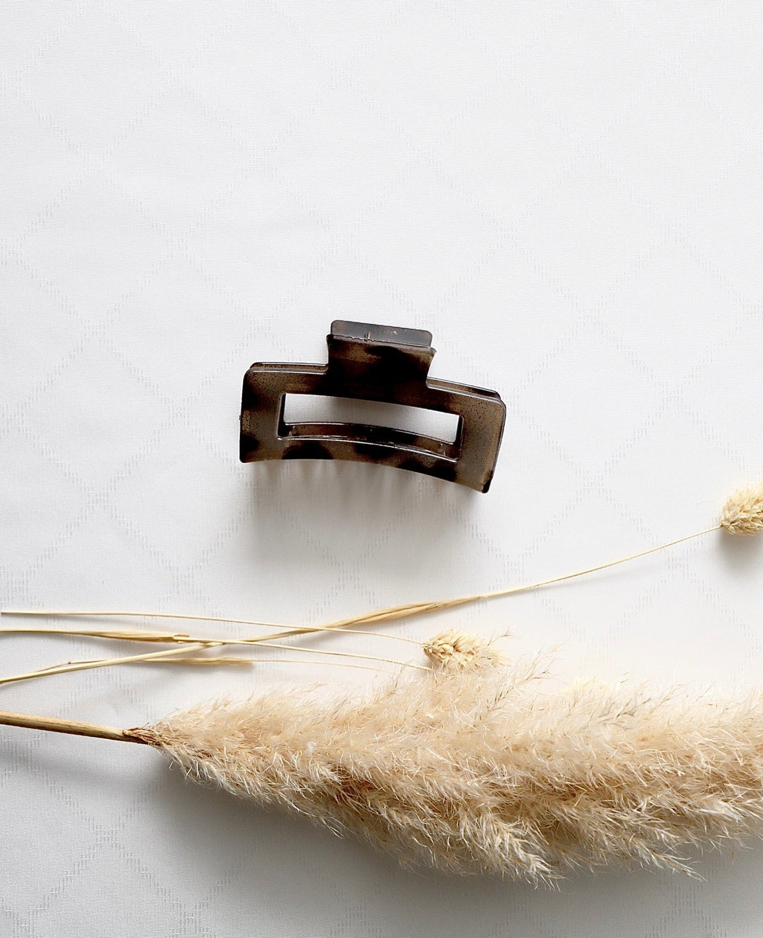 Haarklammer Dunkelbraun gemustert - OYKAMI in a box