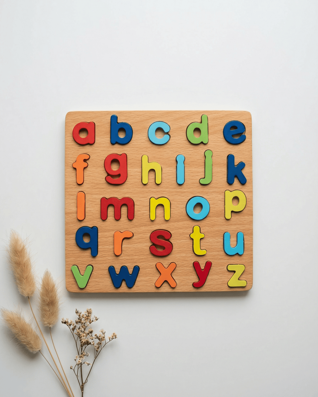 Holz Alphabet Puzzle – Lernspielzeug - OYKAMI in a box