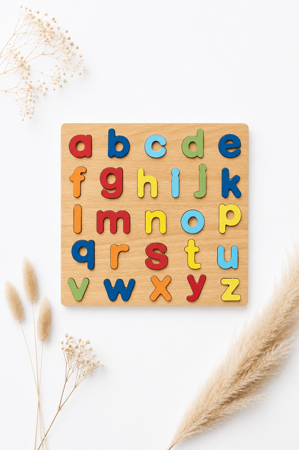 Holz Alphabet Puzzle – Lernspielzeug - OYKAMI in a box