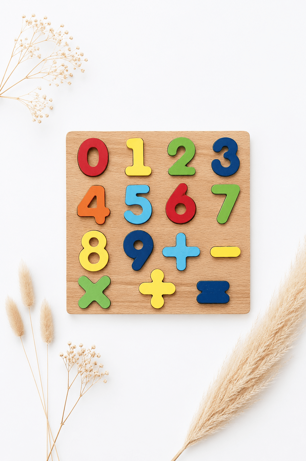 Holz Zahlen Puzzle – Lernspielzeug für Kinder - OYKAMI in a box