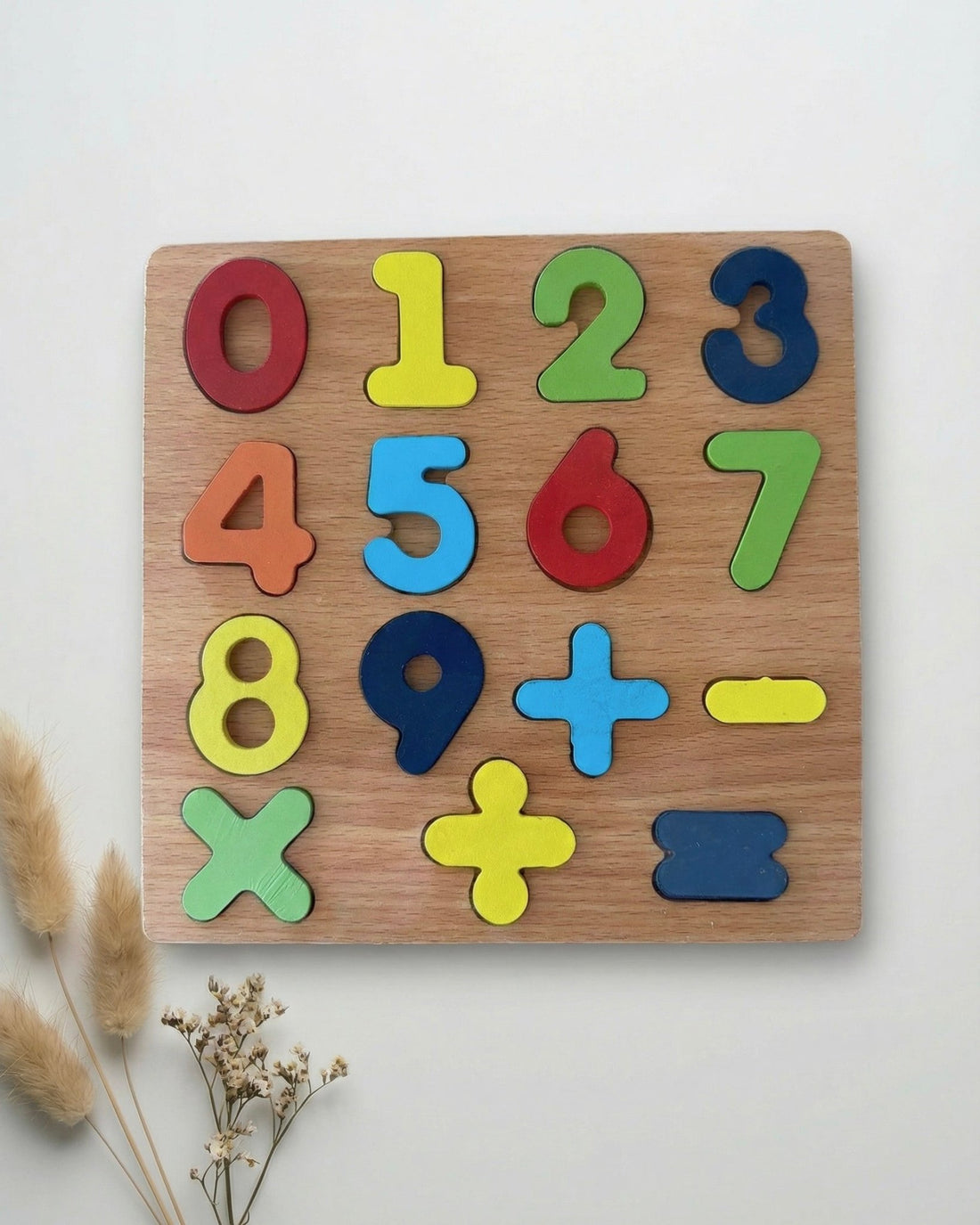 Holz Zahlen Puzzle – Lernspielzeug für Kinder - OYKAMI in a box