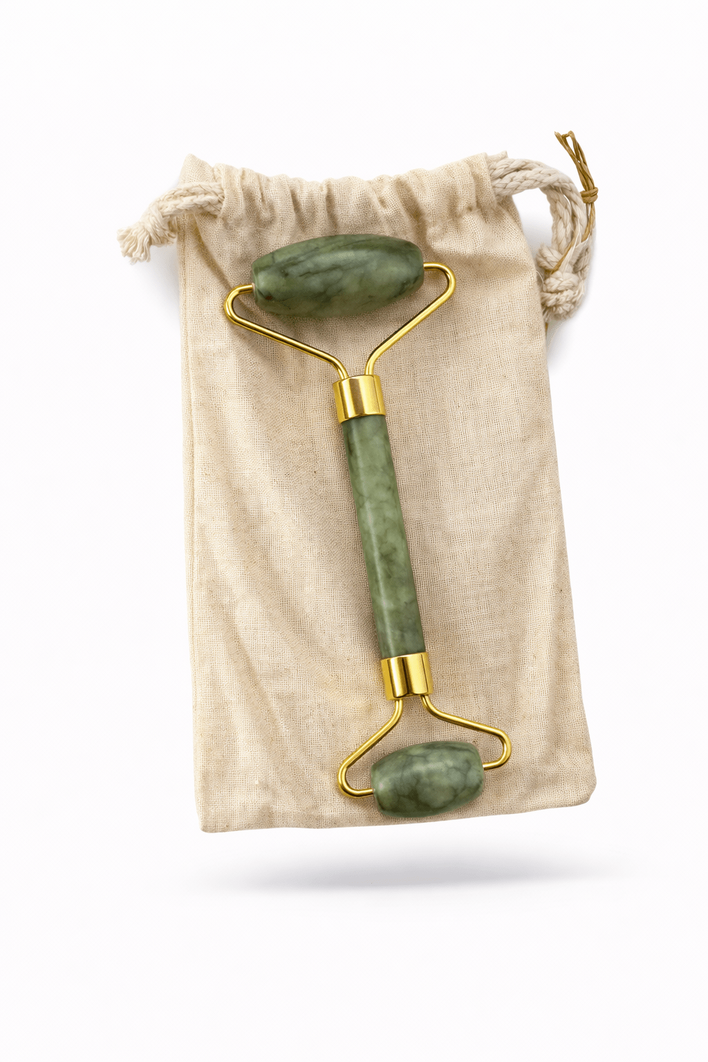 Jade Roller – Grüner Gesichtsroller aus Naturstein - OYKAMI in a box