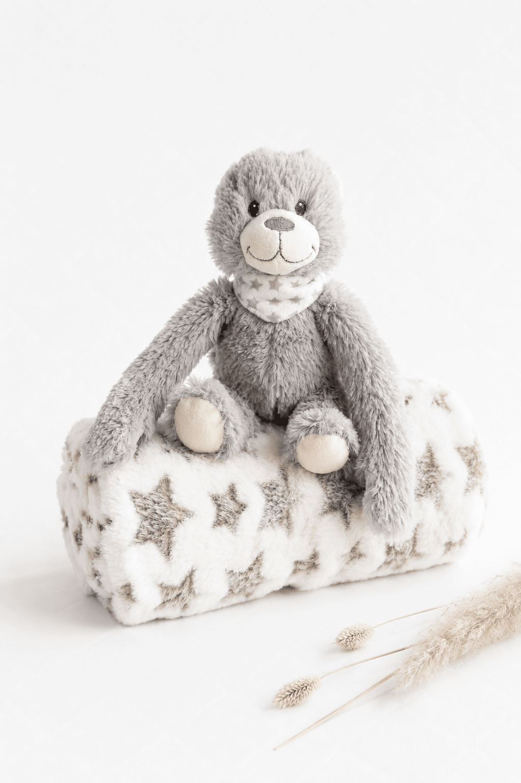Kuschelaffe mit Babydecke - OYKAMI in a box