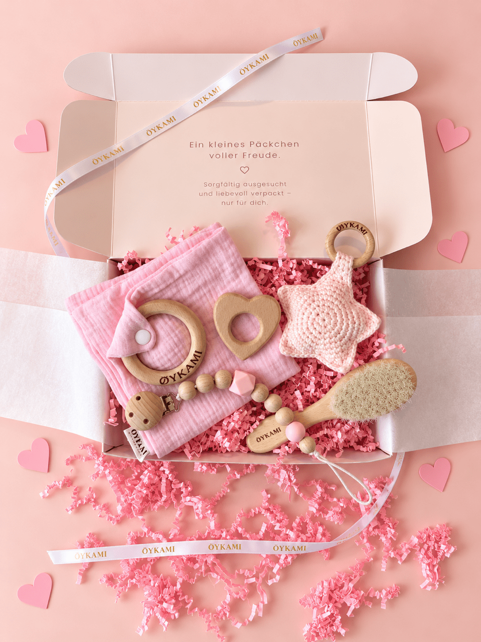 Little Joy Baby Box Rosa - OYKAMI in a box