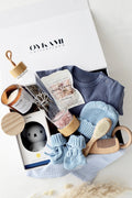 Mama & Baby Geschenkbox Blau 
