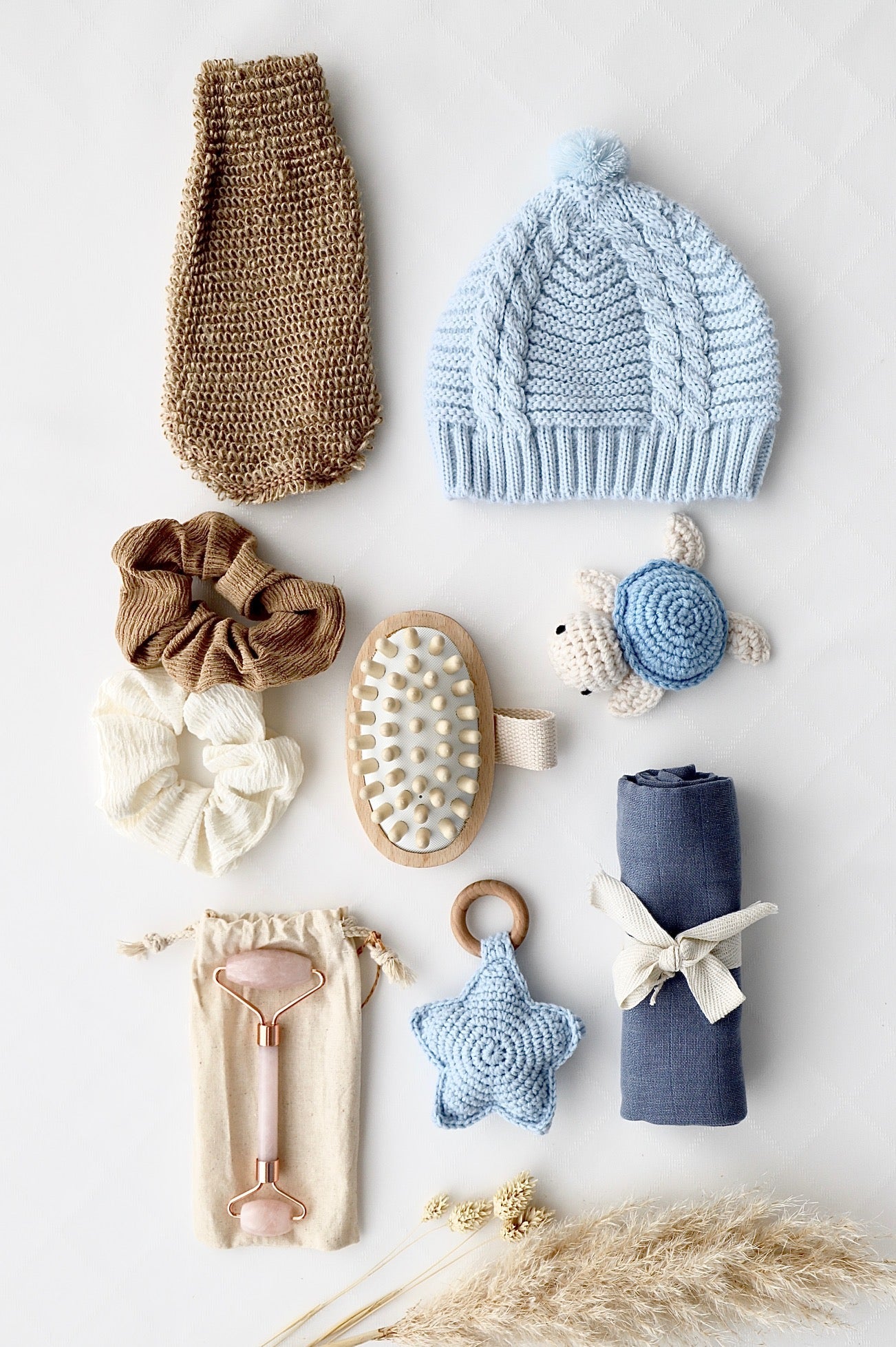 Mama - Baby Geschenkbox „Elora“ Blau - OYKAMI in a box