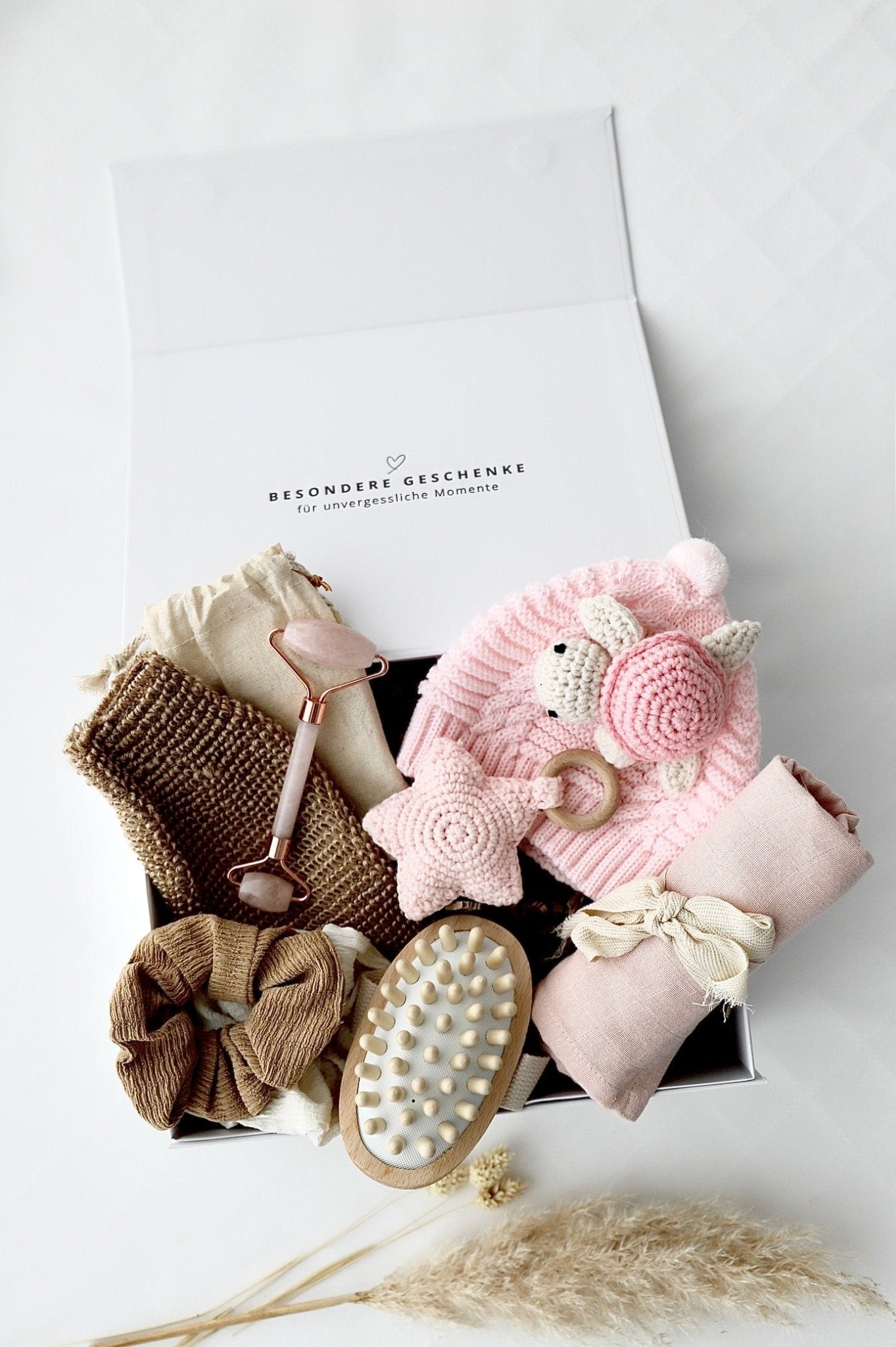 Mama - Baby Geschenkbox „Elora“ Rosa - OYKAMI in a box