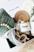 Mama & Baby Geschenkbox Grün 