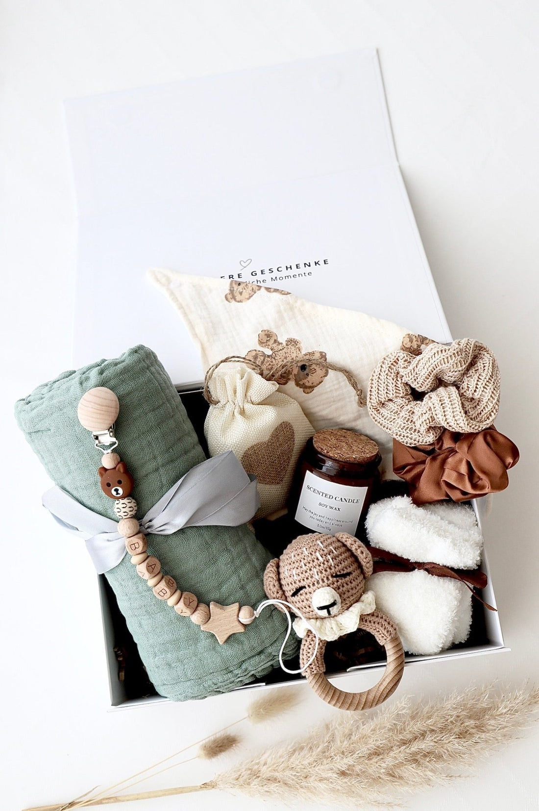 Mama & Baby Geschenkbox «Kopenhagen» Bär - OYKAMI in a box