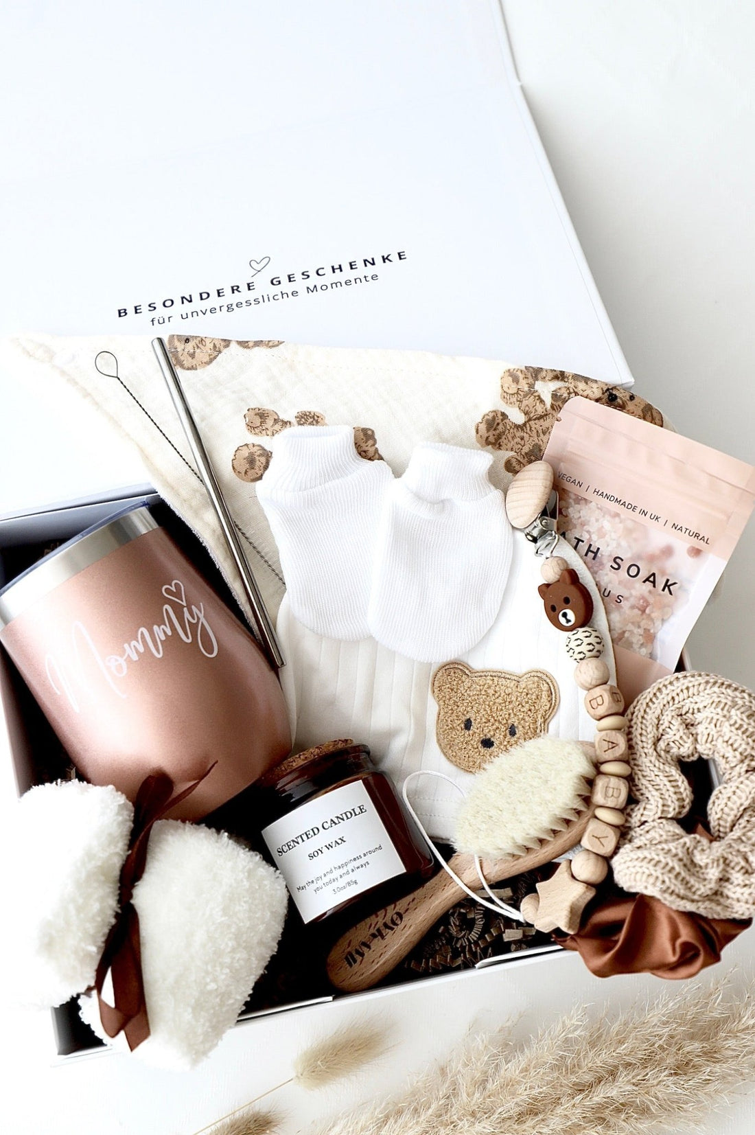 Mama & Baby Geschenkbox «Kopenhagen» Bärchen - OYKAMI in a box