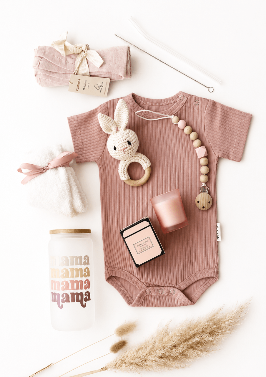 Mama & Baby Geschenkbox «Malmö» Rosa - OYKAMI in a box