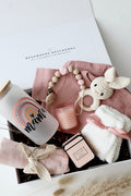 Mama & Baby Geschenkbox «Malmö» Rosa Rainbow - OYKAMI in a box