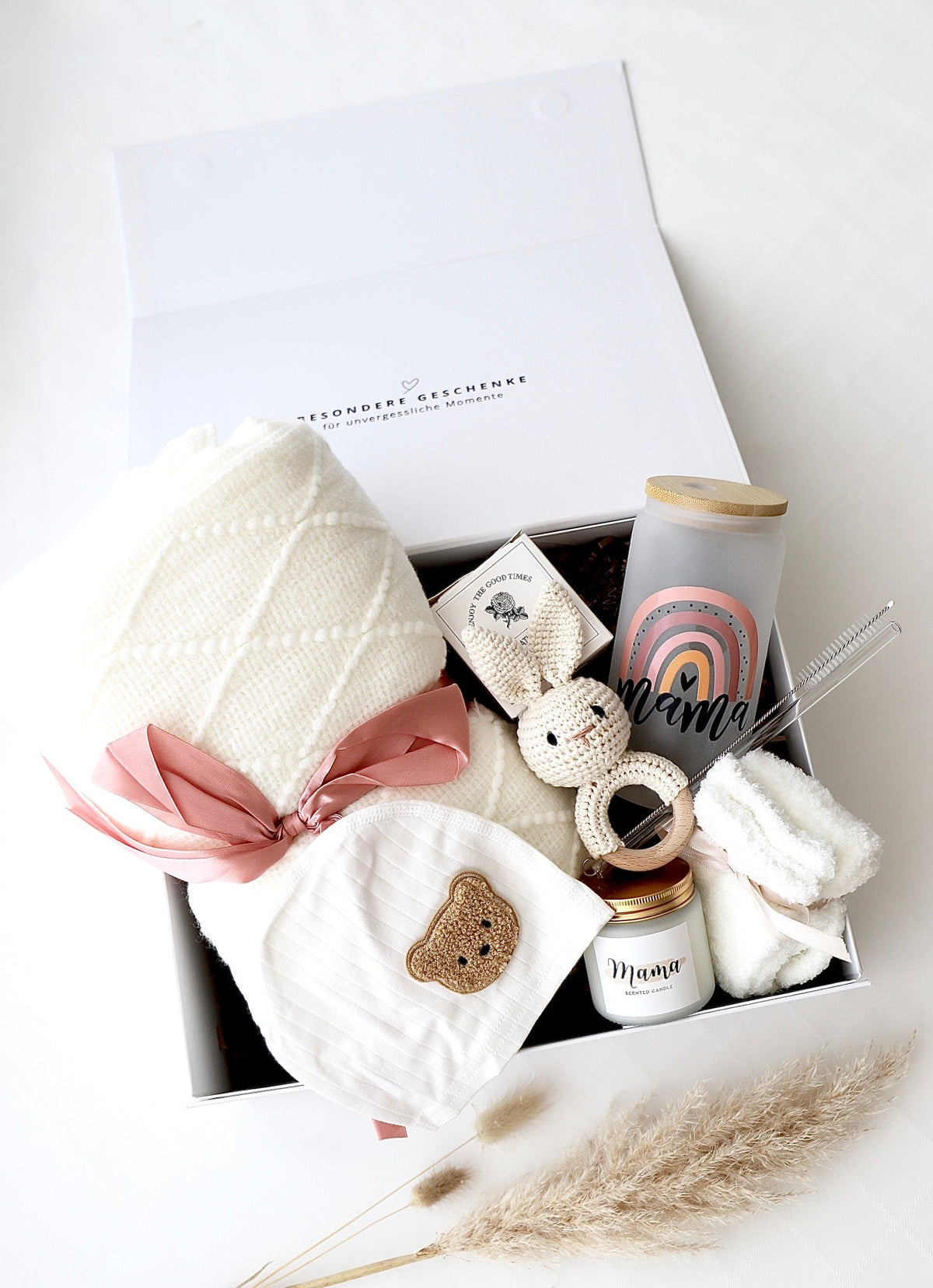 Mama & Baby Geschenkbox «Stockholm» Rosa 2 - OYKAMI in a box