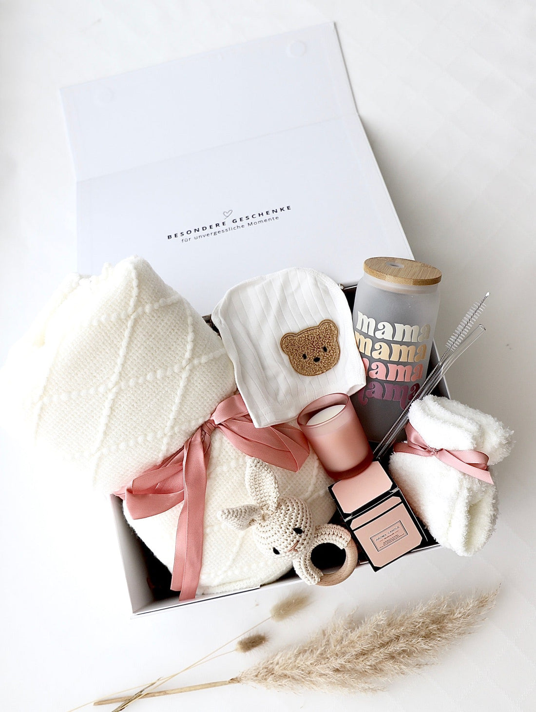 Mama & Baby Geschenkbox «Stockholm» Rosa - OYKAMI in a box