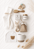 Mama & Baby Geschenkbox «Stockholm» weiss - OYKAMI in a box