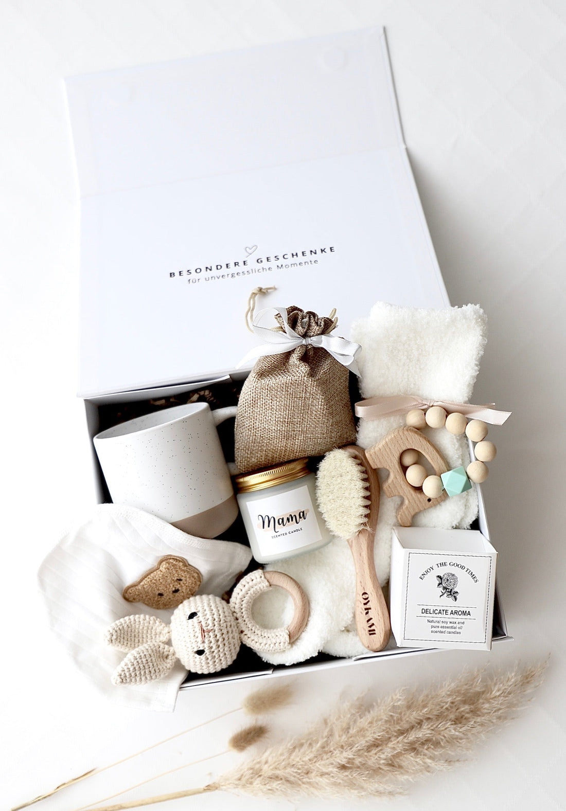 Mama & Baby Geschenkbox «Stockholm» weiss - OYKAMI in a box