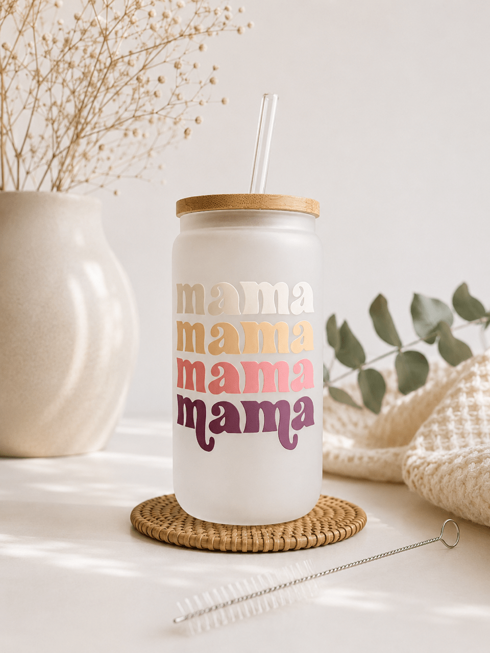 Mama Glasbecher "Mama Retro" - OYKAMI in a box