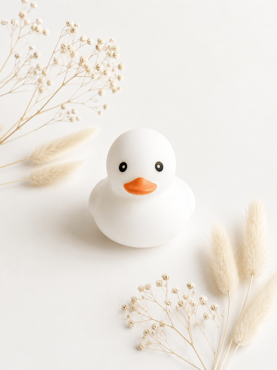 Mini Baby Badeente – Natur Weiss - OYKAMI in a box
