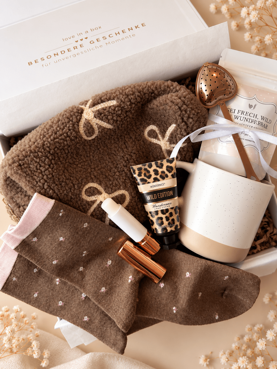 MOCHA BLOOM – Geschenkbox für Frauen - OYKAMI in a box