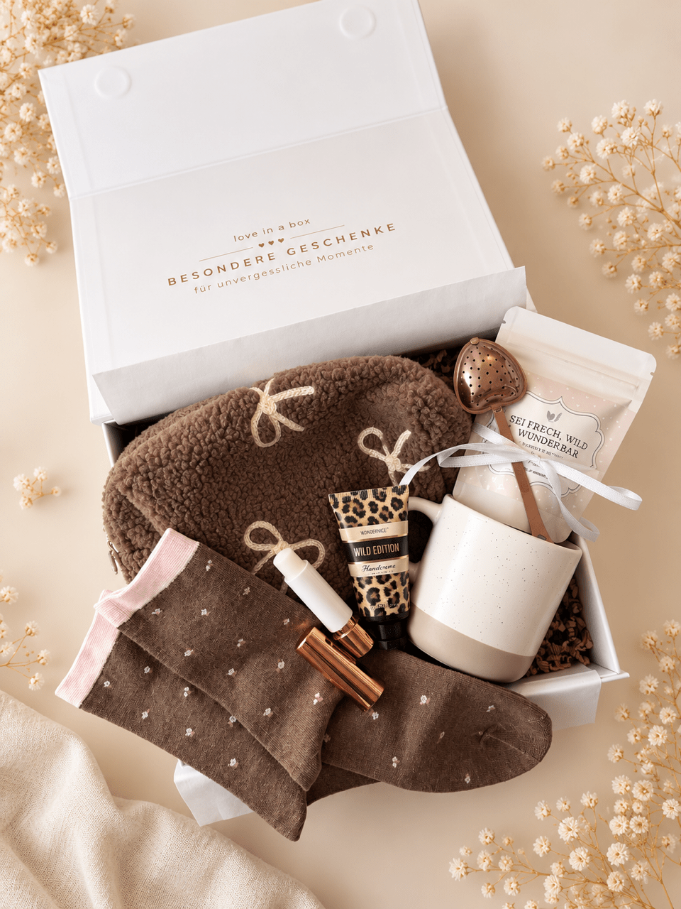 MOCHA BLOOM – Geschenkbox für Frauen - OYKAMI in a box