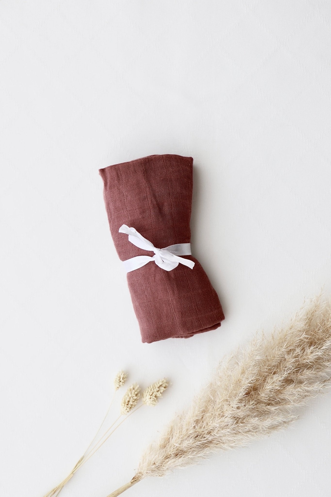 Musselintuch Altrosa - OYKAMI in a box