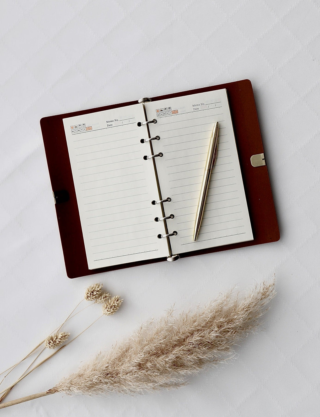 Notizbuch mit Stift – Braun - OYKAMI in a box