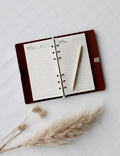 Notizbuch mit Stift – Braun - OYKAMI in a box